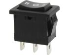 Donau Elektronik Umschalter mit Mittelstellung, 1-polig, beidseitig rastend, ON-OFF-ON / KWS21