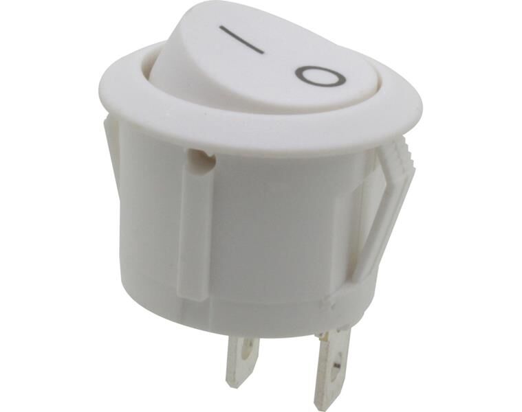 Donau Elektronik Ausschalter, 1-polig, weiß, rund, ON-OFF / KWS300W