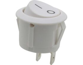 Donau Elektronik Ausschalter, 1-polig, weiß, rund,...