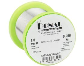 Donau Elektronik Lötzinn bleifrei Ag3,8 Ø 1...