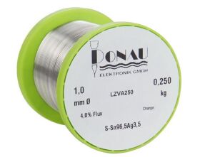 Donau Elektronik VA-LOT Ø1 mm Edelstahllot 250 g /...