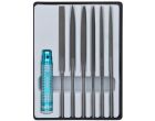 Donau Elektronik Profiline Nadelfeilen Set 7-tlg. mit Metallhalter / M60