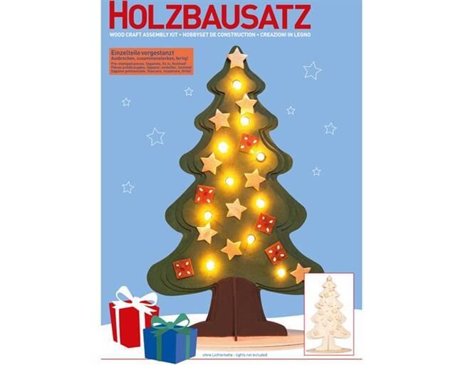 Donau Elektronik Holzbausatz Tannenbaum / M845
