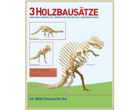 Donau Elektronik Holzbausatz 3 x Dinosaurier / M856