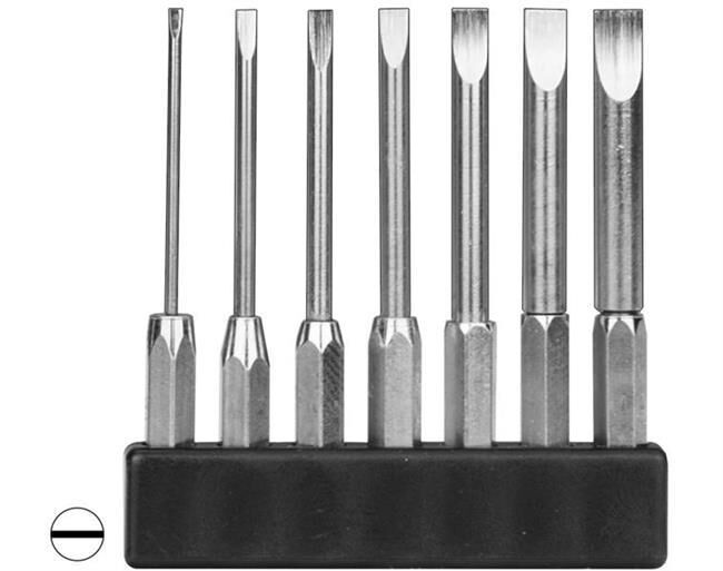 Donau Elektronik Mini Bit Sortiment Schlitz lang 7-tlg. / MBS70