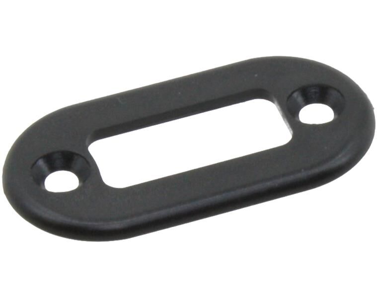 Donau Elektronik Blende für Hochstrom Stecker + Buchse schwarz / NE11