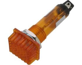 Donau Elektronik Neon Signalleuchte, gelb beleuchtet /...