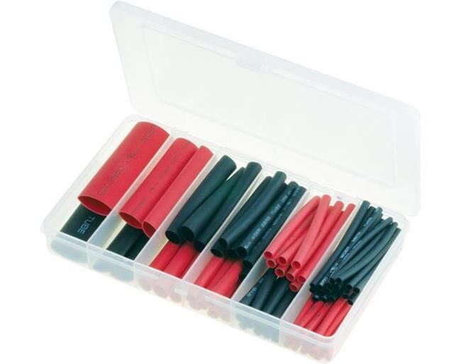 Donau Elektronik SRS080 - Schrumpfschlauchset 80 tlg. mit Innenkleber