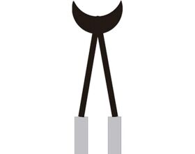 Donau Elektronik Brennspitze halbmondförmig / ST17152