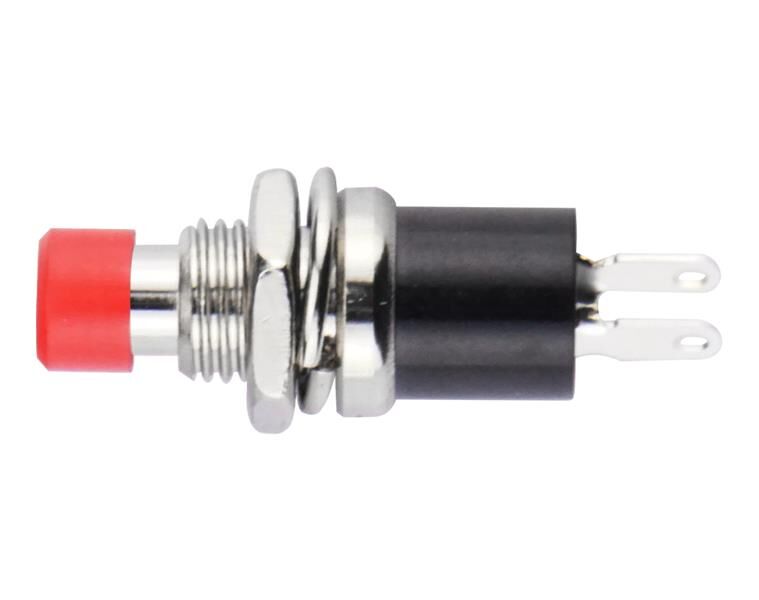 Donau Elektronik Miniatur Schließer, tastend, OFF-(ON), rot / TSS10