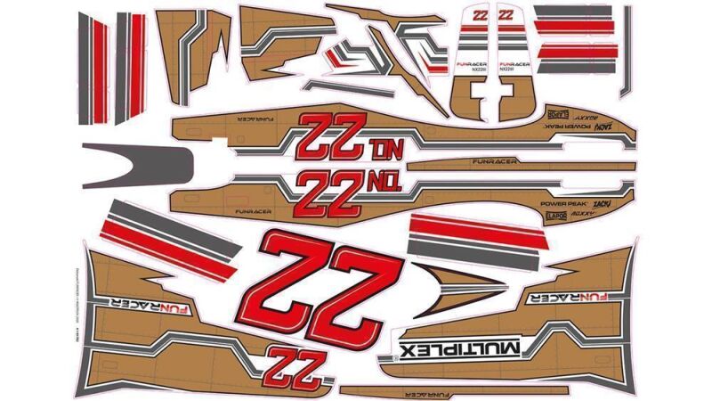 Multiplex Dekorsatz FunRacer bronze / 1-01782