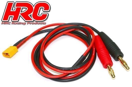 HRC Ladekabel 4mm Bullet zu XT60 Stecker-600 mm Gold / HRC9110-6