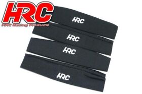 HRC Tuning 1/10 Off Road Dämpfersocken 80x20-25mm Schwarz (1 Paar) / HRC28051BK