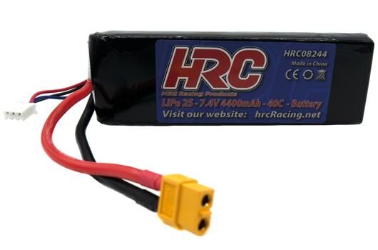 HRC Akku LiPo 2S 7.4V 4400mAh 40C XT60 134x43x18mm / HRC08244X