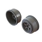 ARRMA Ersatzteil SC 2.2"/3.0" Wheel 14mm Hex Gun Metal (2) / ARA510126