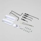 E-Flite Ersatzteil Pushrod w/Clevis Set, Servo Covers: Habu STS / EFL01557