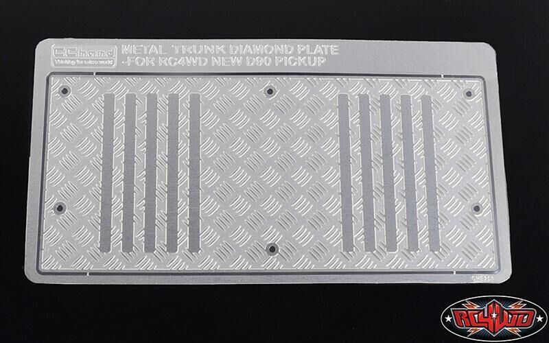 RC4WD Steel Diamond Tailgate Plate for RC4WD Gelande II / RC4VVVC1087