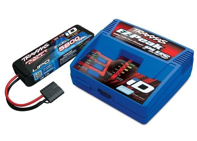 TRAXXAS EZ-Peak Plus-Lader 2970G +1x 2S Lipo mAh 2843X Rustler 4x4 / TRX2992GX