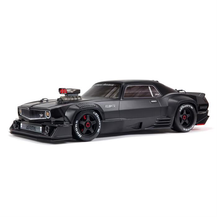 ARRMA 1/7 FELONY 6S BLX Street Bash All-Road Muscle Car RTR Schwarz / ARA7617V2T1