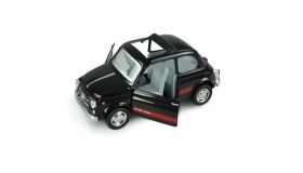 AMEWI Rückzug Druckguss Fiat 500 1:24, 12er Set im Display / 200021