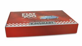 AMEWI Rückzug Druckguss Fiat 500 1:24, 12er Set im Display / 200021