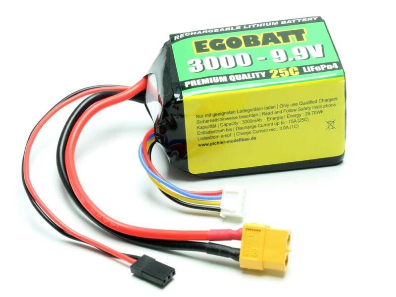 PICHLER LiFe Akku EGOBATT 3000 - 9.9V (25C) / C8395