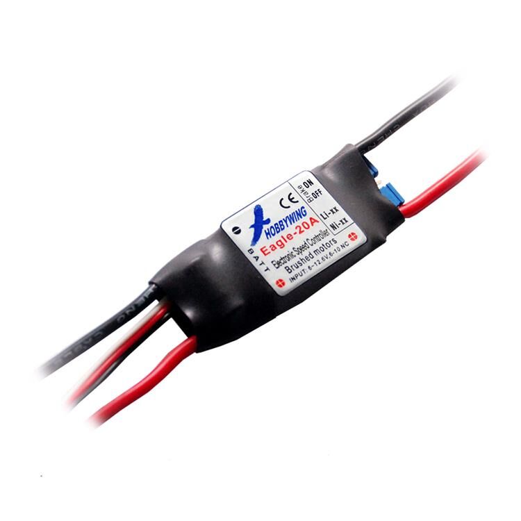 Hobbywing Brushed Regler für Bürstenmotoren Eagle 20A 2-3s 1A BEC / HW80050000