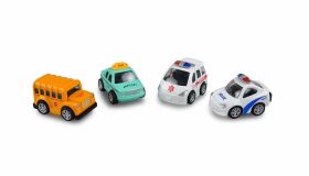 AMEWI Rückzug Druckguss Fahrzeuge, 24er Set im Display / 200003