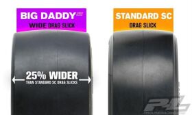 Pro-Line Big Daddy Wide SC Drag Racing Reifen MC (Clay)...