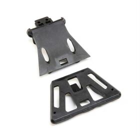 LOSI Ersatzteil Front Skip Plate and Support Brace: SBR...