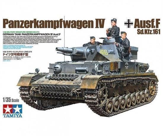 TAMIYA 1:35 Dt. Pz.Kpfw IV Ausf.F L24/75mm / 300035374