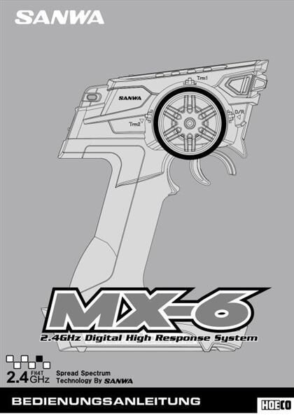 Sanwa Bedienungsanleitung Deutsch MX6 / SAN-MANUAL-MX6