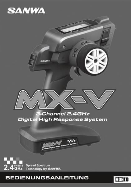 Sanwa Bedienungsanleitung Deutsch MXV / SAN-MANUAL-MXV