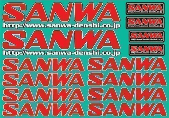Sanwa Aufkleber SANWA-rot *JPN-2009 / SAN107A90533A