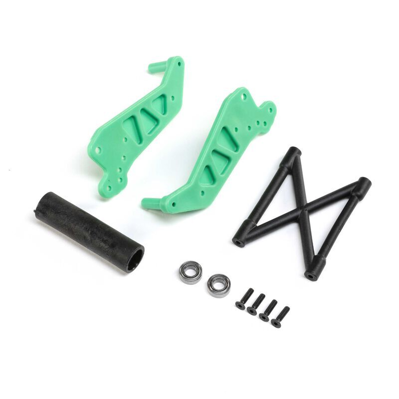 LOSI Ersatzteil Wheelie Bar Set Green LMT / LOS241029