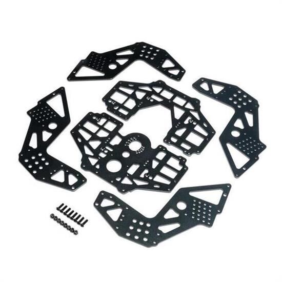 LOSI Ersatzteil Chassis Side Plate Set LMT / LOS241034