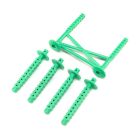 LOSI Ersatzteil Rear Body Support and Body Posts Green LMT / LOS241045
