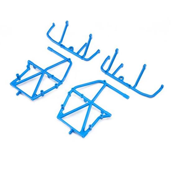 LOSI Ersatzteil Side Cage and Lower Bar Blue LMT / LOS241047