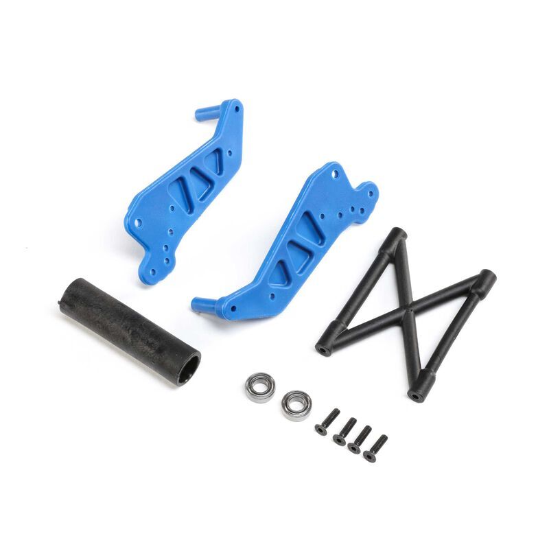 LOSI Ersatzteil Wheelie Bar Set Blue LMT / LOS241053