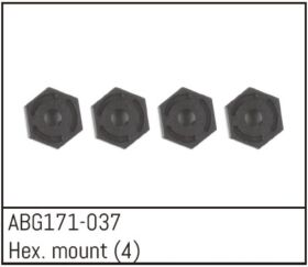 ABSIMA Hex Wheel Hubs (4PCS)  / ABG171-037