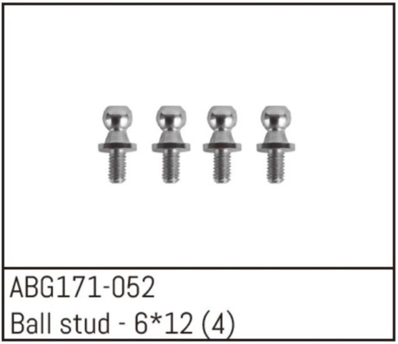 ABSIMA Ball Stud 6*12 (2PCS) / ABG171-052