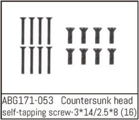ABSIMA Countersunk Screw M3*14 (8PCS) / M2.5*8 (8PCS) /...