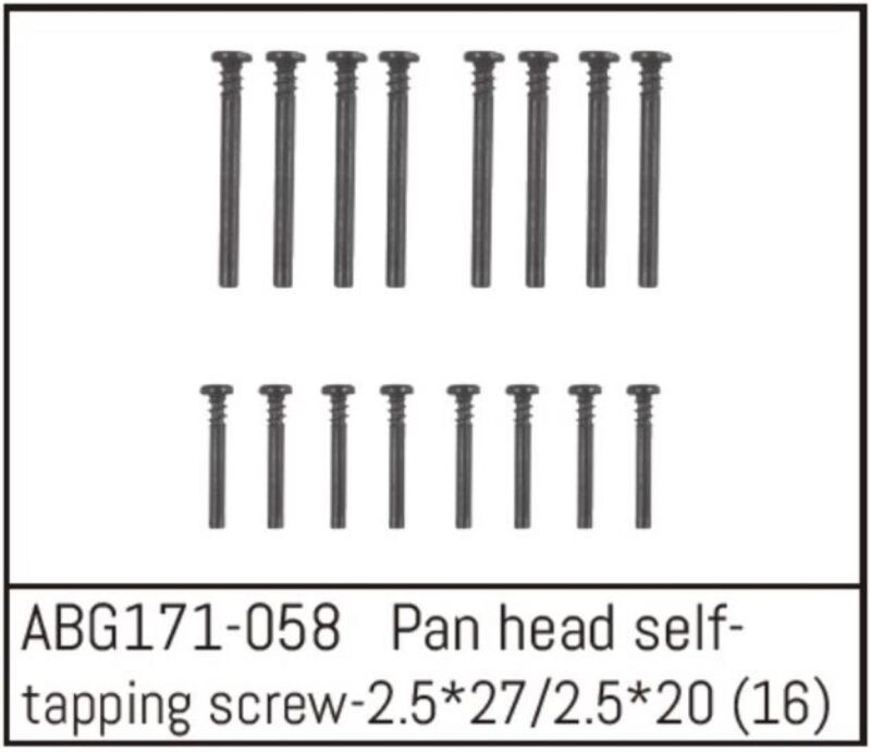 ABSIMA Pan Head Screw M2.5*27 (8PCS) / M2.5*20 (8PCS) / ABG171-058