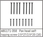 ABSIMA Pan Head Screw M2.5*27 (8PCS) / M2.5*20 (8PCS) / ABG171-058