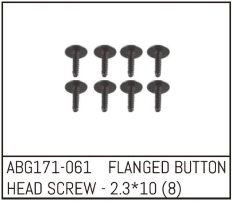 ABSIMA Flanged Button Head Screw M2.3*10 (8PCS) / ABG171-061
