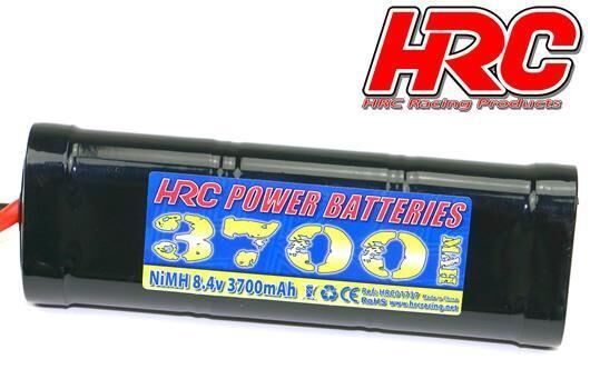 HRC Akku 7 Zellen HRC Power AkkuNiMH 8.4V 3700mAh Hump Stick TRX/ HRC01737T