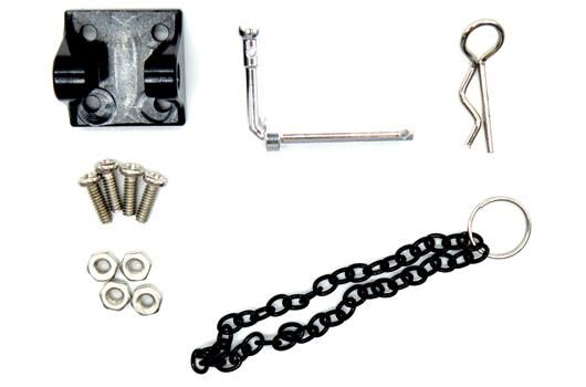 HRC Karosserie Teilen 1/10 Zubehör Scale Aluminum kleiner hinterer Haken / HRC25256A