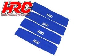 HRC Tuningteile 1/10 Off Road Dämpfersocken 90x25-30mm blau (1 Paar) / HRC28056BL