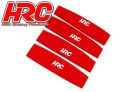 HRC Tuningteile 1/10 Off Road Dämpfersocken 110x25-30mm Rot (1 Paar) / HRC28057RE
