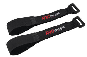 HRC Klettband mit Öse schwarz mit Logo 15x200mm /...